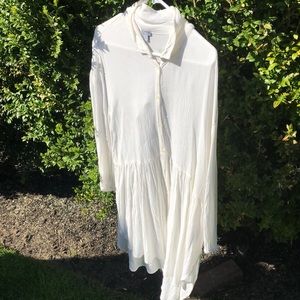 Flowy White Cover Up